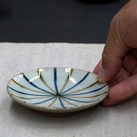 和食器 布志名焼 袖師窯 小皿 10.5cm 十草 二色