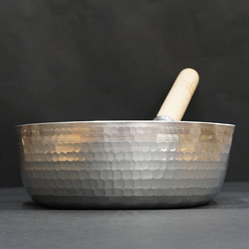 中村銅器製作所 特製 厚口 アルミ 雪平鍋 特注 両口 15cm 打出