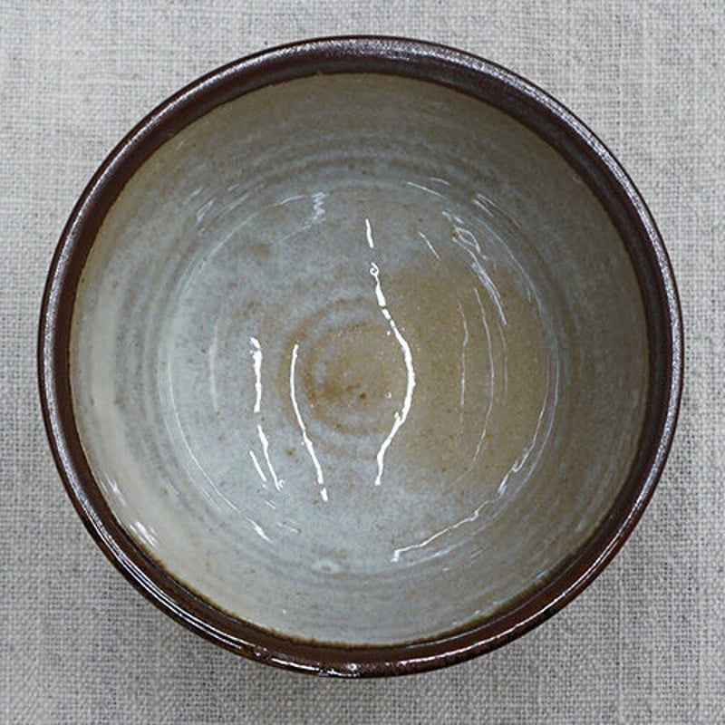 布志名焼 湯町窯 茶碗 大 11.5cm しのぎ 海鼠釉 | うつわの店 クラフト