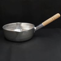 中村銅器製作所 特製 厚口 アルミ 雪平鍋 特注 両口 21cm 打出
