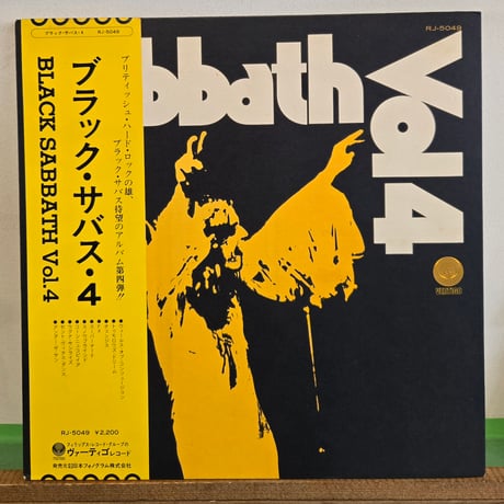 (LP )BLACK SABBATH/VOL.4 72年JAPAN 初回LP 状態良好