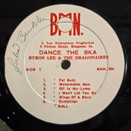 （LP ）BYRON LEE&THE DRAGONAIRES /DANCE THE SKA 1964JAMAICA ORIGINAL LP 状態良好
