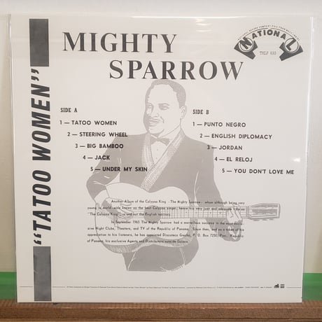 (LP)MIGHTY SPARROW/TATTOO WOMAN 12/6 発売CALYPSO最高峰 LP 新品未使用発売