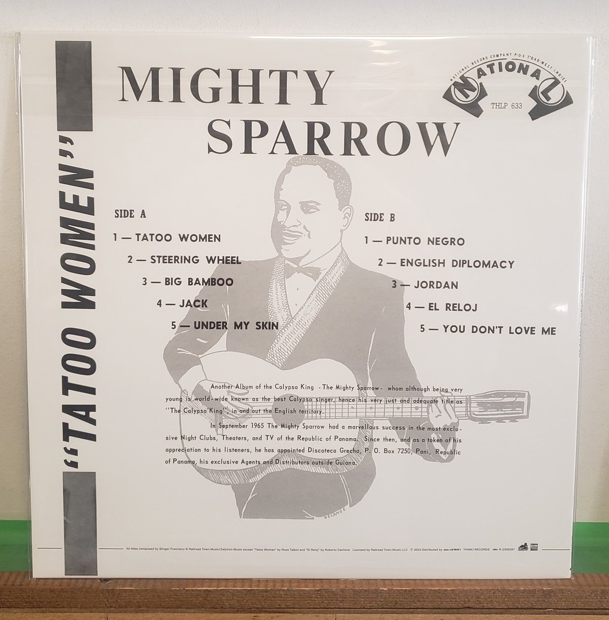 LP)MIGHTY SPARROW/TATTOO WOMAN 12/6 発売CALYPSO最