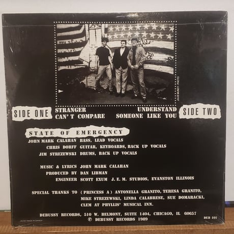 (12EP)STATE OF EMERGENCY/ S.T 1989 US STILL NEW SEALED 新品未開封シールド盤