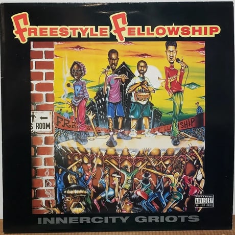(LP )FREESTYLE FELLOWSHIP/ INNERCITY GRIOTS 93 UK ORIG ヒップホップ入手困難盤 状態良好