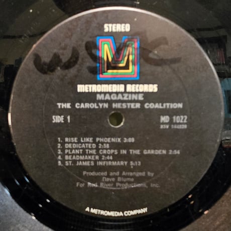 (LP )THE CAROLYN HESTER COALITION /MAGAZINE 1970 US ORIGINAL  サイケデリック・フォーク　稀少入手困難盤