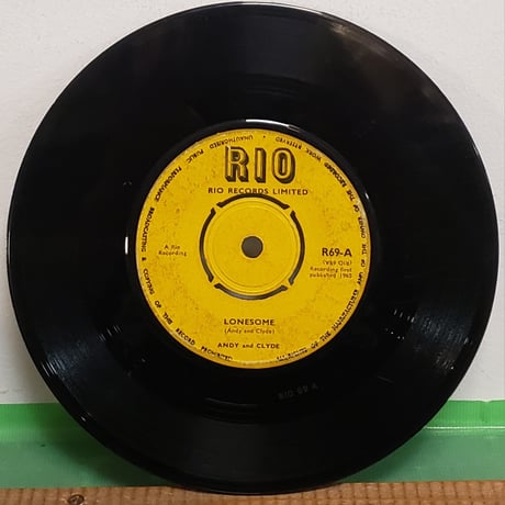 （7EP）ANDY AND CLYDE/LONESOME c/w WINSTON STEWART/DAY~1969UK ORIG  状態良好 超レア盤