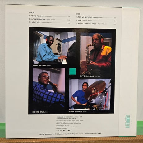 (LP )CLIFFORD JORDAN ,R DAVIS 他/FOUR PLAY 1990 JPN LP 稀少　ほぼ未使用盤