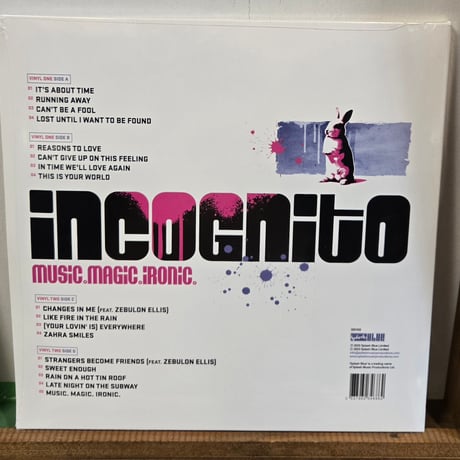 （2LP ）INCOGNITO インコグニート/MUSIC MAGIC IRONIC 2026UK ニューアルバム　新品未開封シールド盤