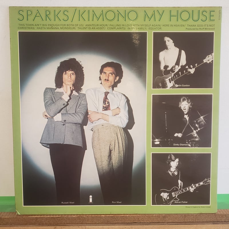 LP )SPARKS /KIMONO MY HOUSE 74UK ORIG 状態良好 稀少