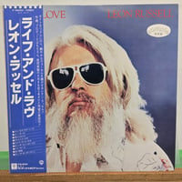(LP )LEON RUSSELL /LIFE AND LOVE 1979JAPAN OBI 帯インサートシート付　白見本盤　稀少　状態良好盤