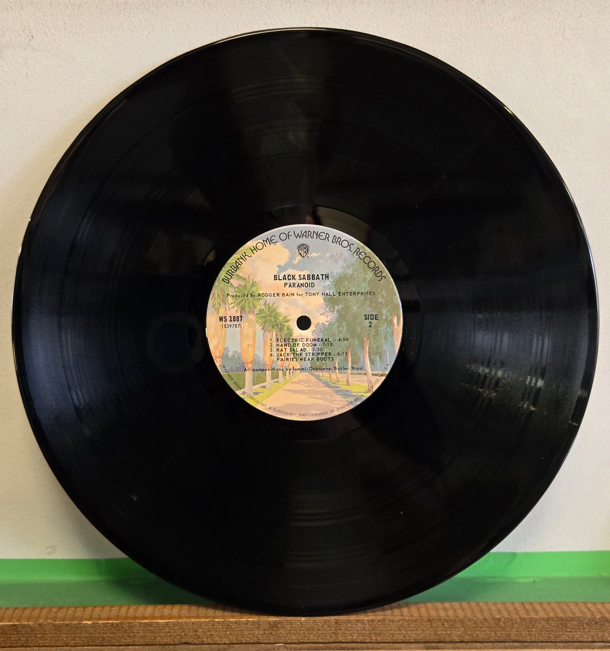 LP )BLACK SABBATH /PARANOID 71US ORIGINAL 状態良好