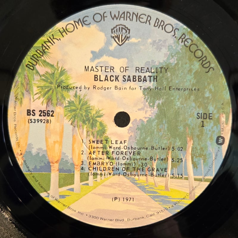 LP )BLACK SABBATH /MASTER OF REALITY 71US ORIG