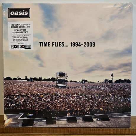 (4LP BOX SET )OASIS ／TIME FILES ...1994-2009 完全シングルズ・コレクション12インチ×4カラーレコード　RSD 2025限定盤　新品未開封シールド