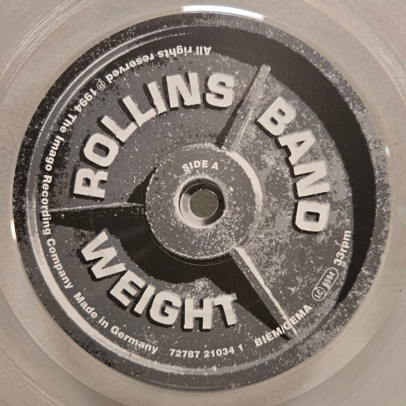 LP )ROLLINS BAND /WEIGHT 1994US ORIG 新品未使用デッドス