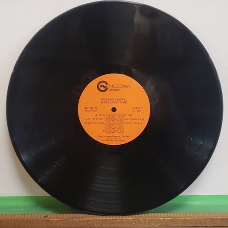 (LP)TOUSSAINT McCALL/ MAKE LOVE TO ME 1976US SUPER RARE SOUL ORIGINAL VINYL 状態良好