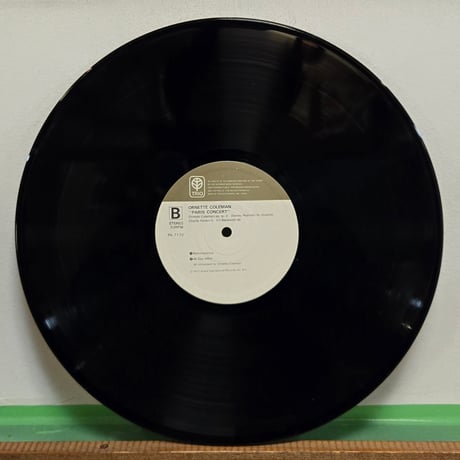 (2LP)ORNETTE COLEMAN /PARIS CONCERT 1977JAPAN TRIO RECORDS ORIGINAL 状態極めて良好