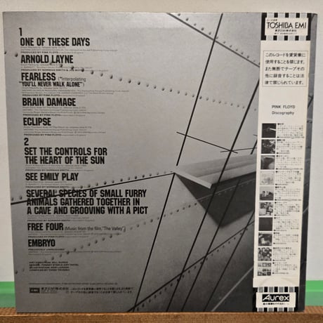 (LP )PINK FLOYD /WORKS ピンク・フロイドの遺産 1983JAPAN PROMO 白ラベル見本盤　状態良好