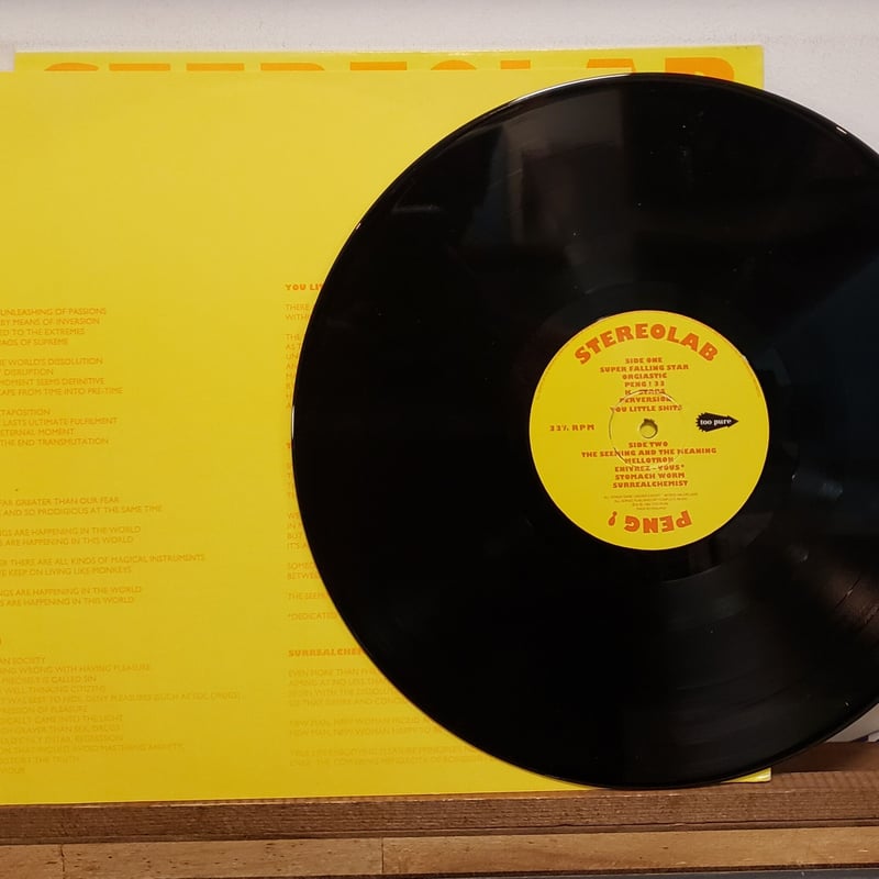 LP)Stereolab ステレオラブ/peng！ UK1992 ORIGINAL 中古盤