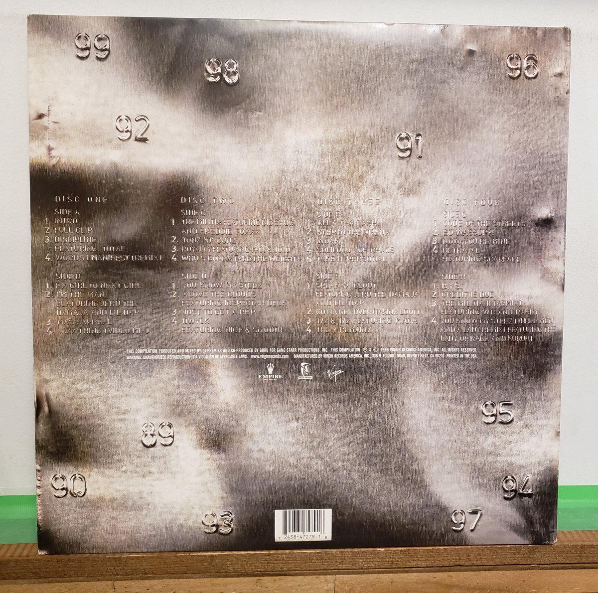 FULL CLIP: A DECADE OF GANG STARRレコード4LP Gang Starr / Full Clip: A Decade Of Gang Starr | VINYL7 RECORDS