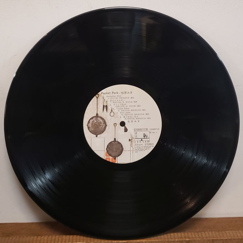 LP)松原みき MIKI MATSUBARA / POCKET PARK 1980 ORIG
