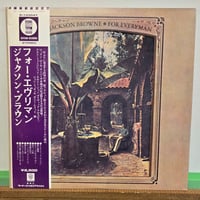 （LP ）JACKSON BROWNE /FOR EVERYMAN 1977JAPAN OBI 稀少　状態良好盤