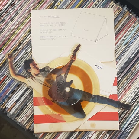 (7EP )BRUCE SPRINGSTEEN/COVER ME c/w JERSEY GIRL 1985UK CBS LTD PIC DISC 稀少HARD TO FIND 中古盤