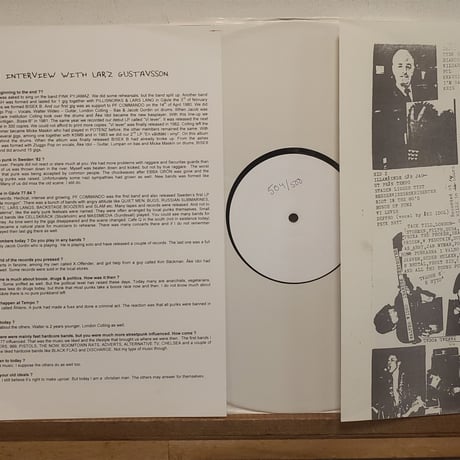 (LP)BIZEX-B /VI LEVER 1982 🇸🇪 幻の自主1ST LTD500 SUPER RARE NEW VINTAGE STOCK新品未使用盤