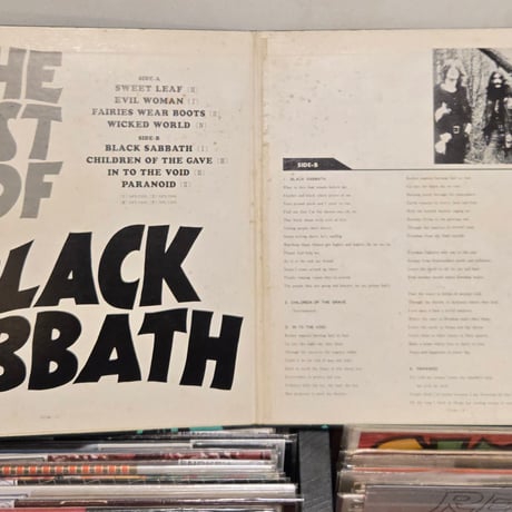 (LP )BLACK SABBATH /THE BEST OF ～TOP RARE  70s JAPAN ORIGINAL LP 稀少 状態良好