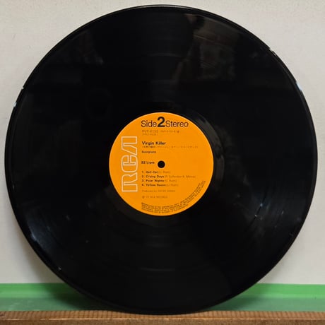 (LP )SCORPIONS /VIRGIN KILLER 狂熱の蠍団 1977JAPAN 初回ORIG　美状態良好盤