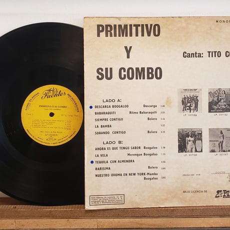 (LP)PRIMITIVO Y SU COMBO / BABARAQUITI 60s COLOMBIA🇨🇴ORIG VINYL 超レアアイテム 入手困難 中古盤