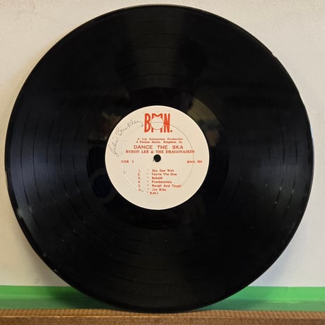 （LP ）BYRON LEE&THE DRAGONAIRES /DANCE THE SKA 1964JAMAICA ORIGINAL LP 状態良好