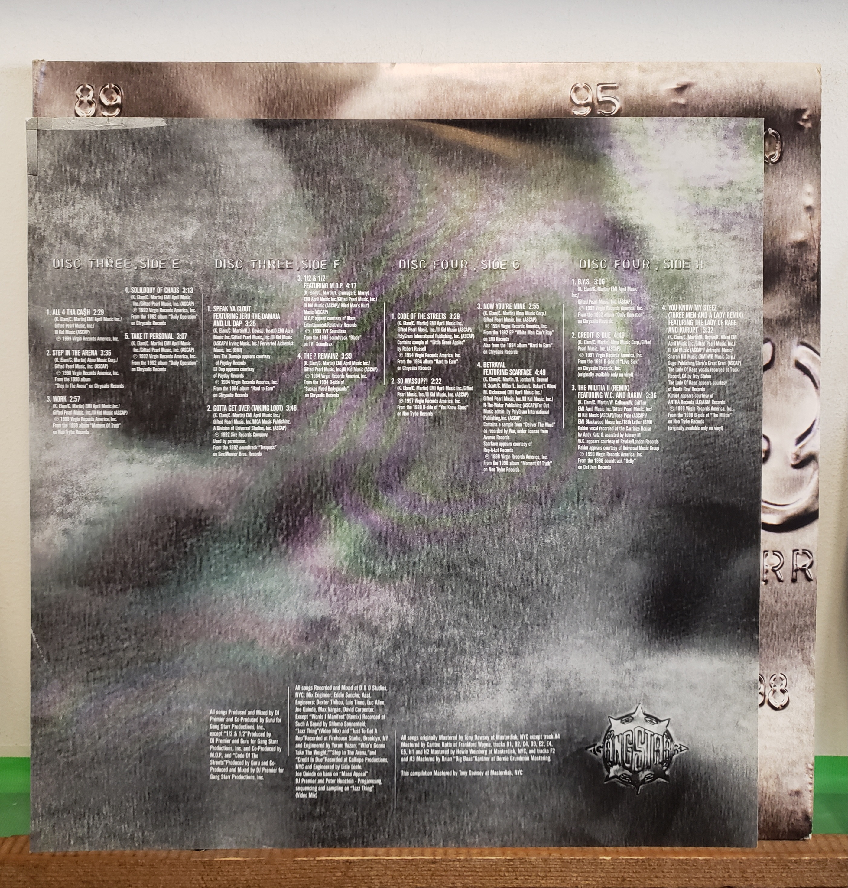 4LP )GANGSTARR/FULL CLIP :A DECADE OF GANGSTAR