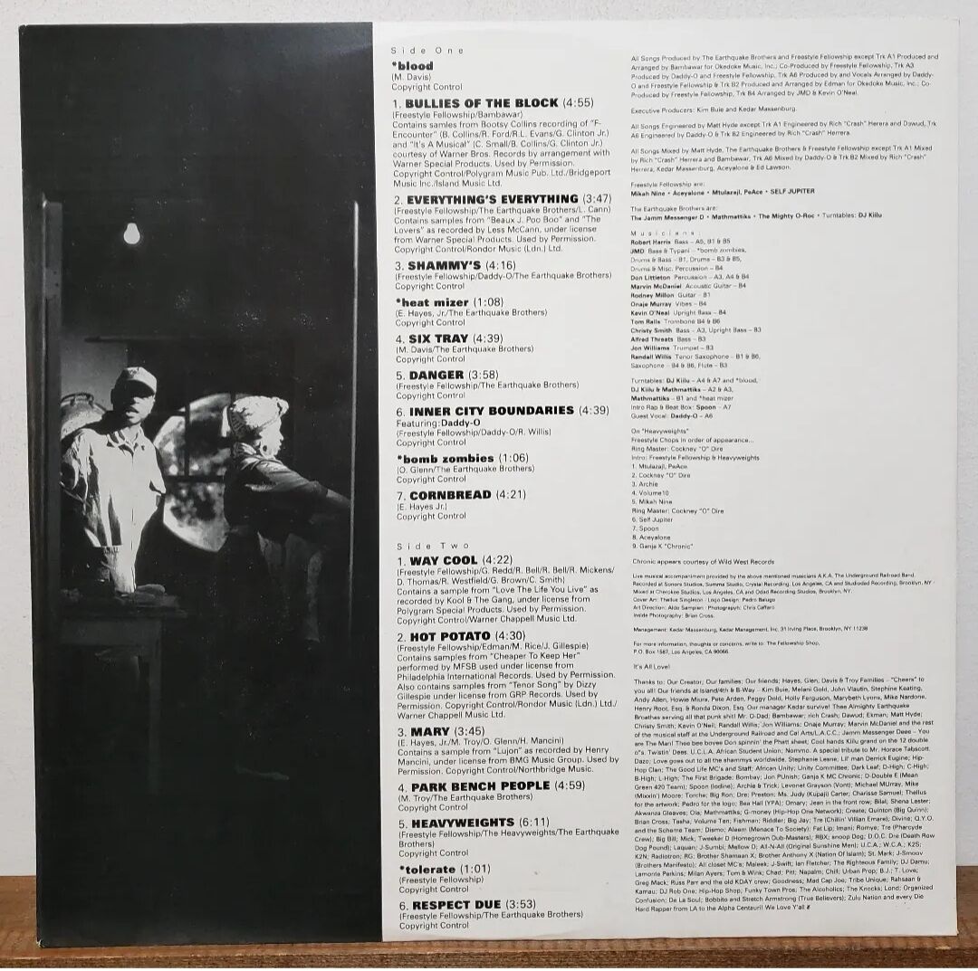 LP )FREESTYLE FELLOWSHIP/ INNERCITY GRIOTS 93