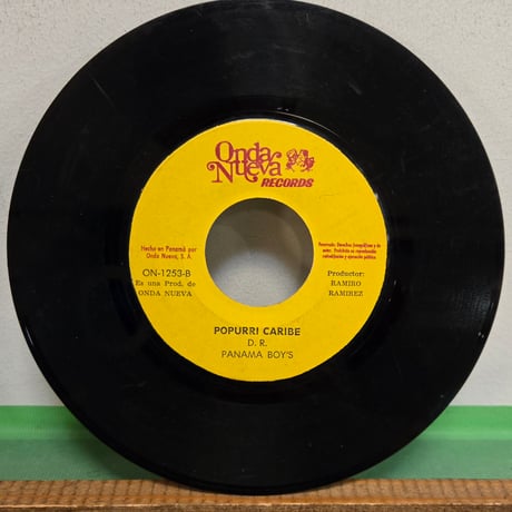 (7EP )PANAMA BOYS /POPURRI CARIBE c/w MOHAMMED ALI 1960-1970s PANAMA ORIGINAL 45超絶入手困難盤