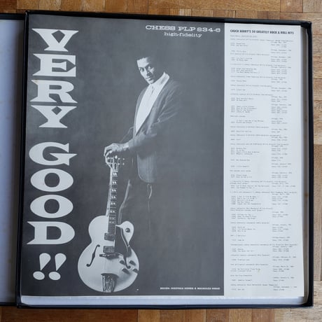 【3LP BOX 】CHUCK BERRY/ VERY GOOD! 50s GREATEST～JAPAN1983 状態良好　新品未使用デッドストック　NEW VINTAGE STOCK