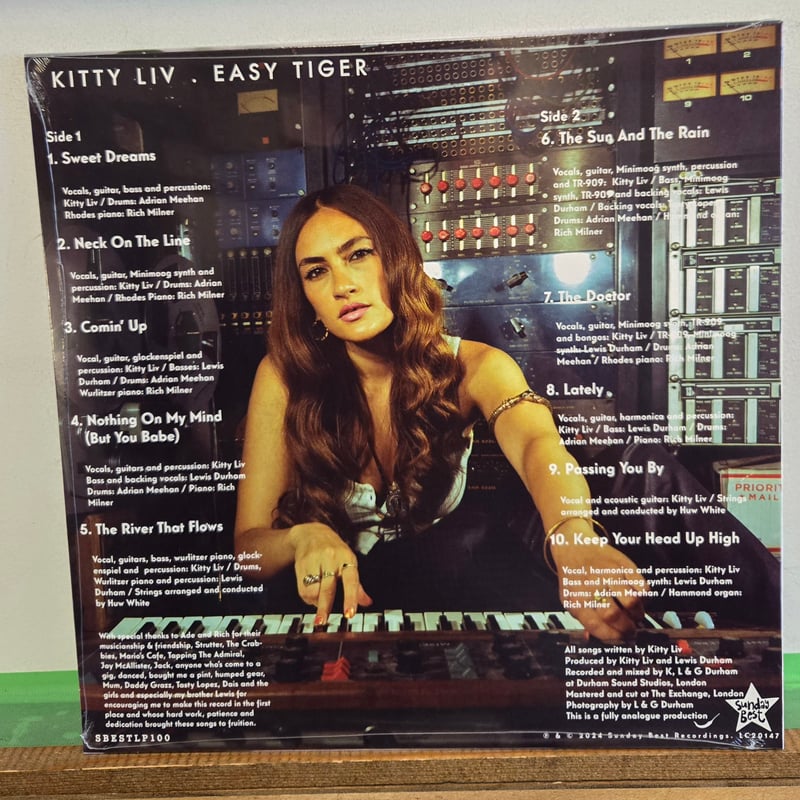その他 LP Kitty LIV Easy TIGER PLP7468 P-VINE /00260 LP )KITTY LIV/ EASY TIGER 9/25発売 キティデイジー&ルイ
