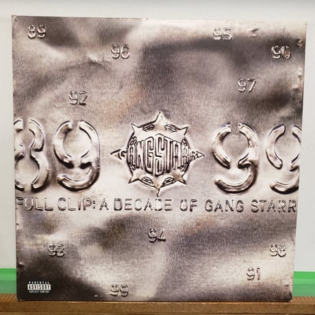 (４LP )GANGSTARR/FULL CLIP :A DECADE OF GANGSTARR 1999 US ORIGINAL LP 中古盤 状態良好