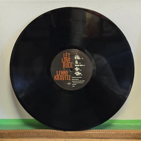 (LP) LENNY KRAVITZ /LET  LOVE RULE 1989 US ORIG 状態良好　NM
