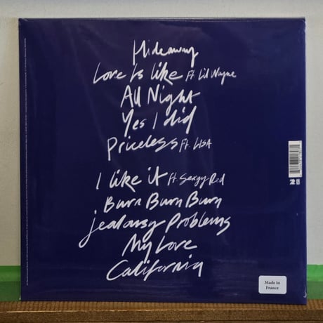 (LP )MAROON 5/LOVE IS LIKE 8枚目ニューアルバム イエローマーブル仕様新品未使用盤