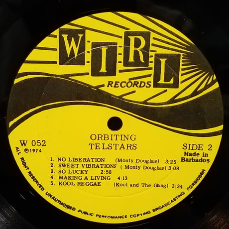 [LP ]TELSTARS / ORBITING 1974 BARBADOS Orig 中南米ファンク　レコードディーラー買付盤