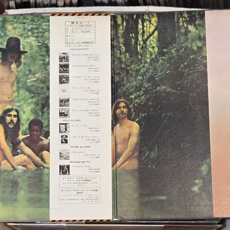 (LP )THE ALLMAN BROTHERS BAND 1975 JAPAN PROMO  OBI REISSUE LP 状態良好盤