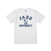 《Tシャツ 白 XXL》須永辰緒/ 夜ジャズ大学渋谷校Tシャツ ８月９日リリース