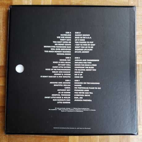 【3LP BOX 】CHUCK BERRY/ VERY GOOD! 50s GREATEST～JAPAN1983 状態良好　新品未使用デッドストック　NEW VINTAGE STOCK