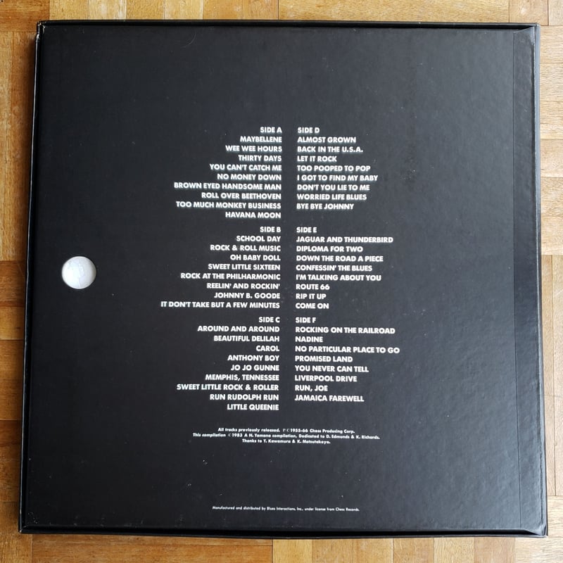 3LP BOX 】CHUCK BERRY/ VERY GOOD! 50s GREATEST～