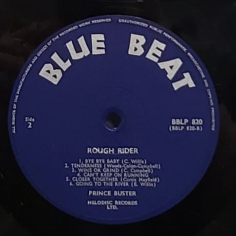 (LP)PRINCE BUSTER/ SHE WAS A ROUGH RIDER 69 UK ORIG 状態良好 稀少