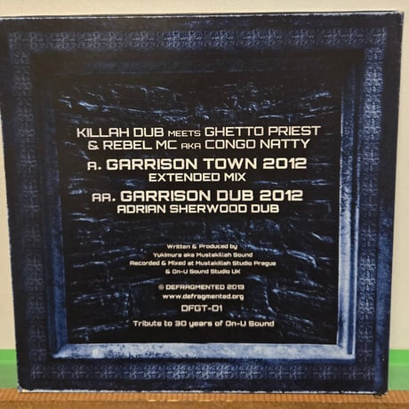 （12EP）KILLAH DUB meets GHETTO PRIEST&REBEL MC aka CONGO NATTY 2013CZECH 🇨🇿ORIG12インチ　新品未使用デッドストック