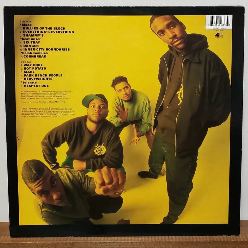 洋楽 The Freestyle Fellowship LP LP )FREESTYLE FELLOWSHIP/ INNERCITY GRIOTS 93