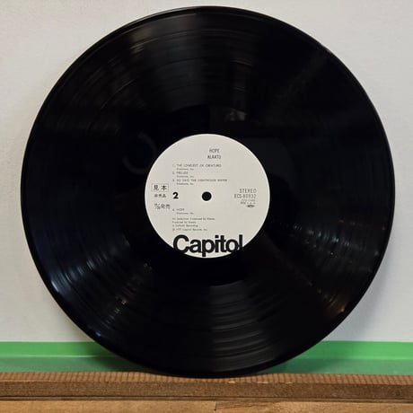 （LP ）KLATATU クラトゥー/来るべき世界　HOPE 1977 JAPANOBI 白ラベル見本盤　稀少　状態良好